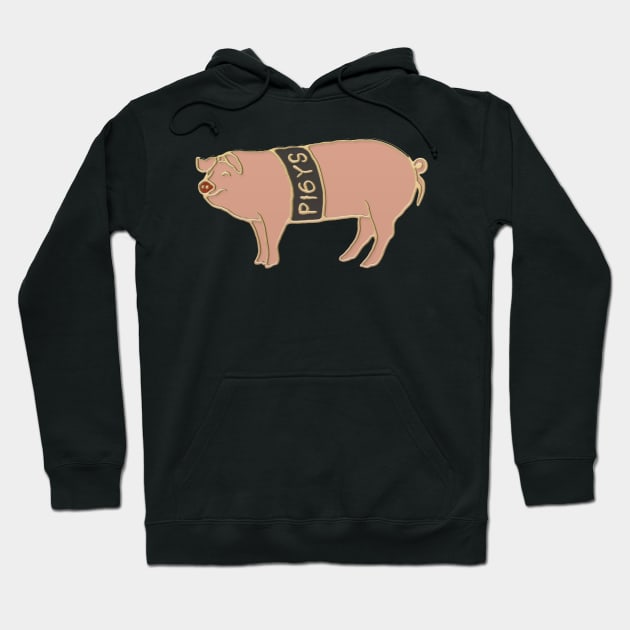 Pigys The Cutes Pig Pink Hoodie by Merchsides